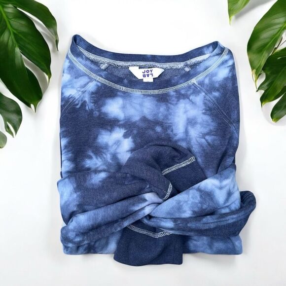 ๐ Joy Lab Tie Dye Sweatshirt in Indigo Blue - Picture 6 of 10